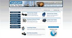 Desktop Screenshot of haightpump.com