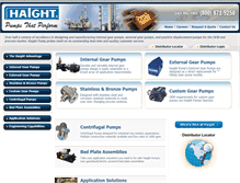 Tablet Screenshot of haightpump.com